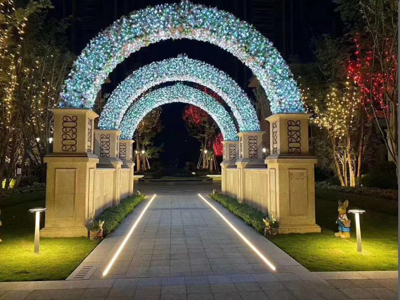 红河州60年年庆亮化工程