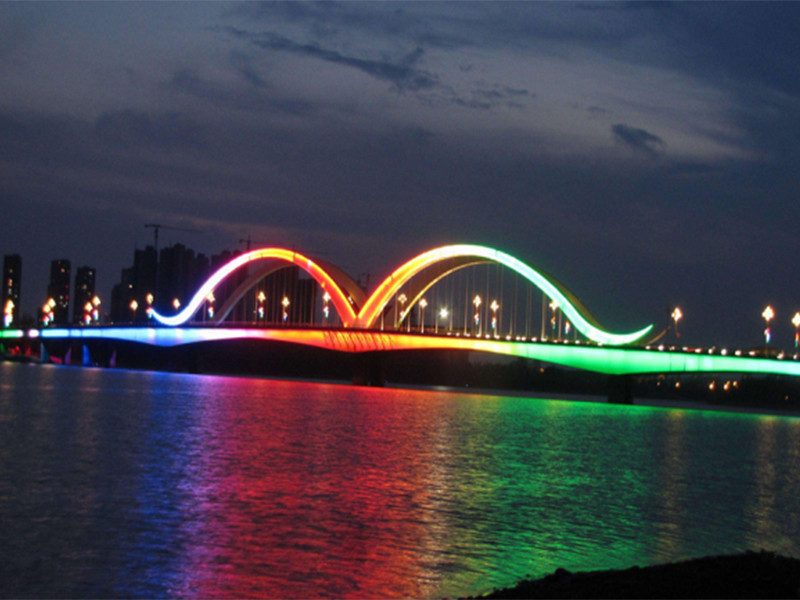 安徽清阳县芙蓉公园彩虹桥